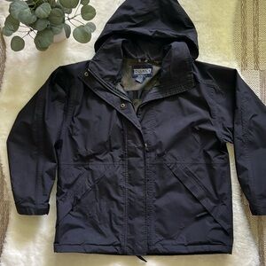 Lands End women’s black coat